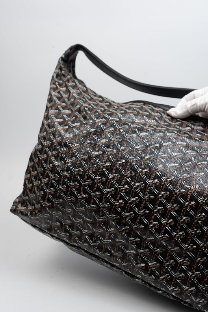 Goyard Leather Boheme Shoulder Black EX1