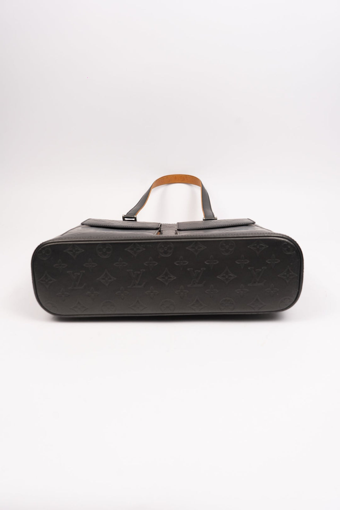 Louis Vuitton Monogram Matte Vernis Wilwood GM Shoulder Bag Black EX12