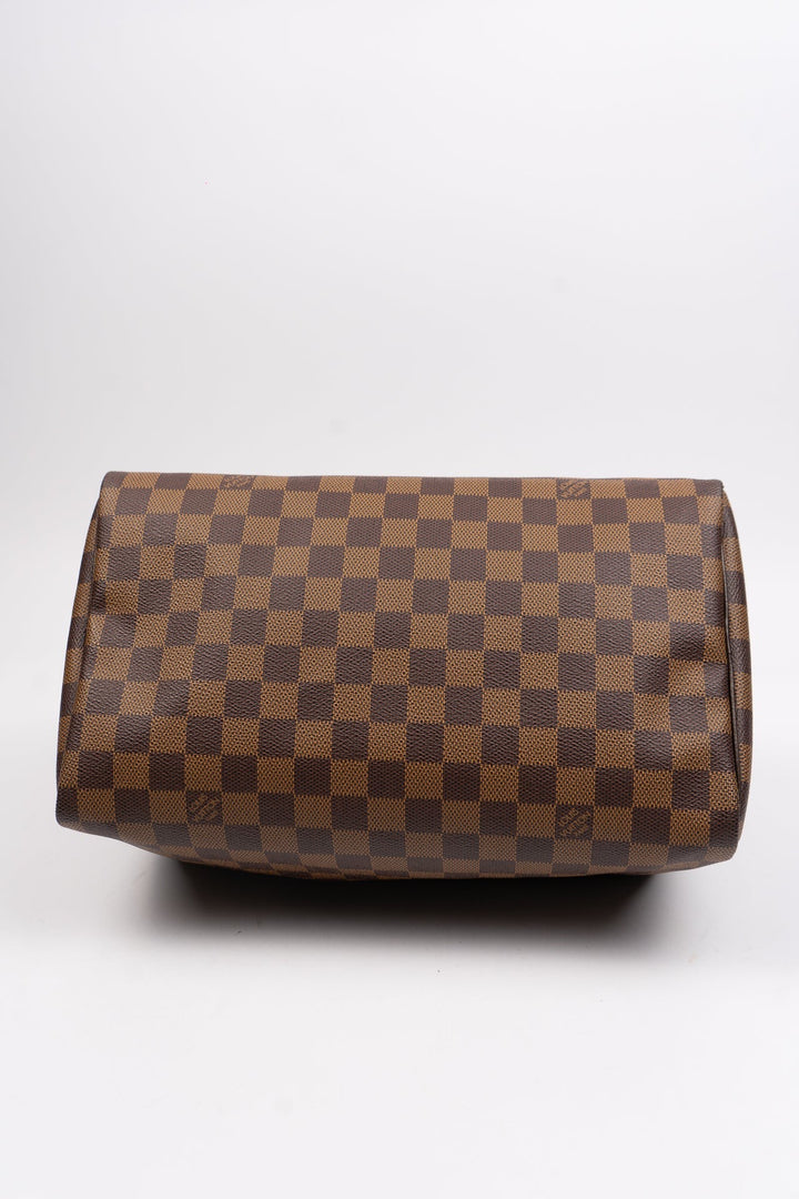 Louis Vuitton Damier Speedy 30 Brown EX9