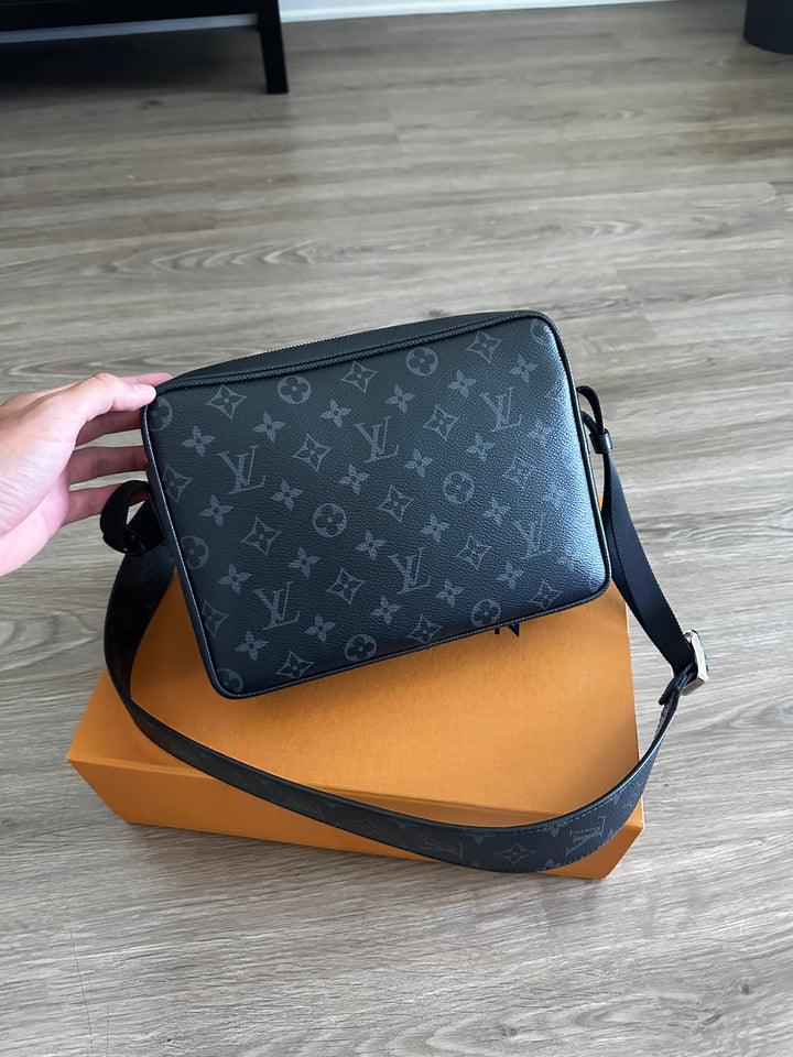 Louis Vuitton Monogram Eclipse Taigarama Outdoor Messenger Crossbody Bag