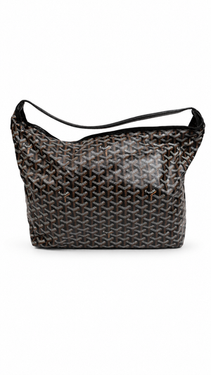 Goyard Leather Boheme Shoulder Black EX1