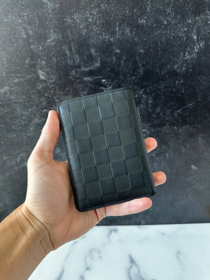 Louis Vuitton Damier Infini GM Pocket Organizer Wallet Black