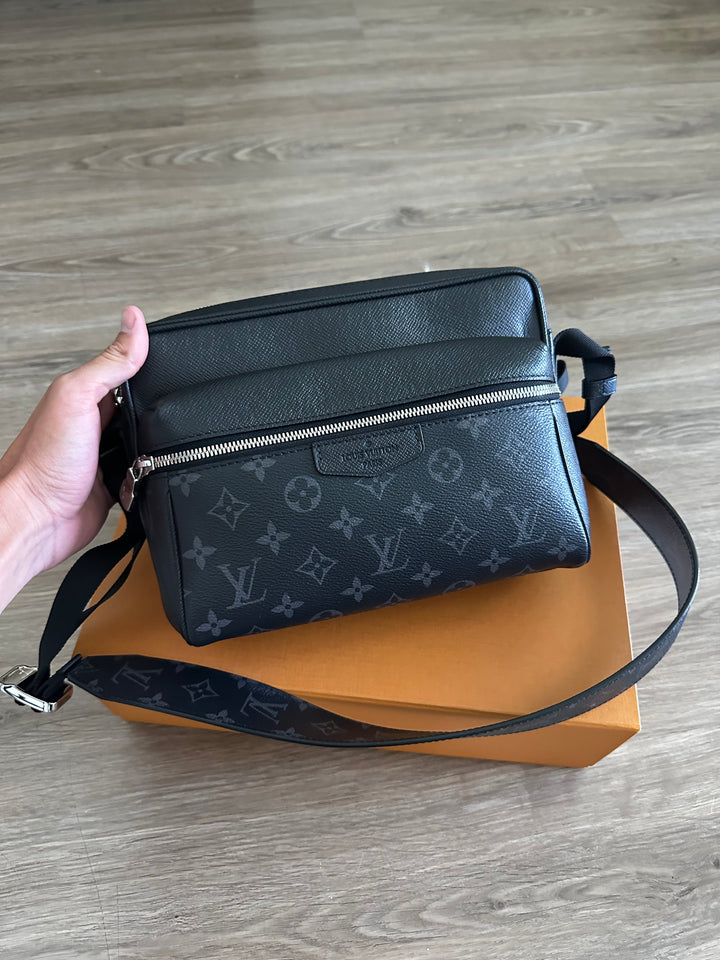 Louis Vuitton Monogram Eclipse Taigarama Outdoor Messenger Crossbody Bag