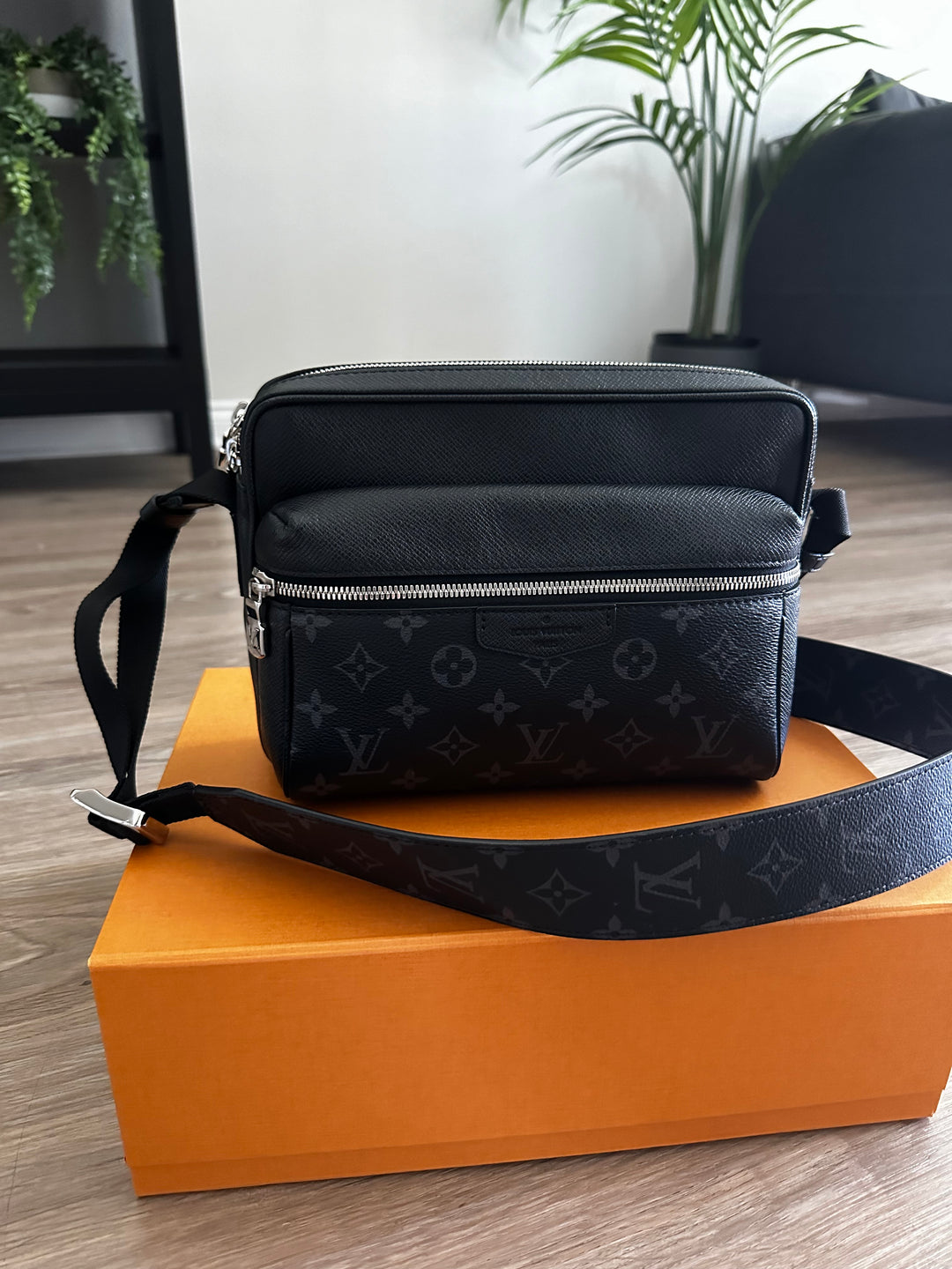 Louis Vuitton Monogram Eclipse Taigarama Outdoor Messenger Crossbody Bag