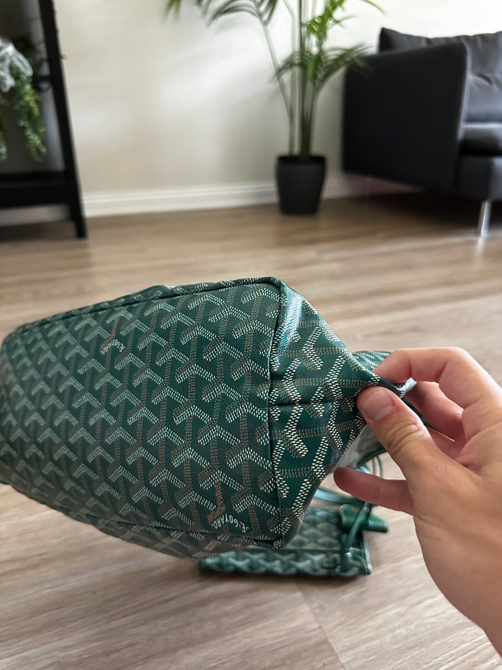 Goyard Saint Louis PM Tote Bag Green