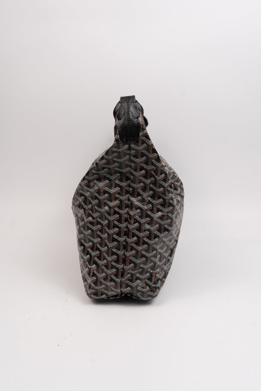 Goyard Leather Boheme Shoulder Black EX1
