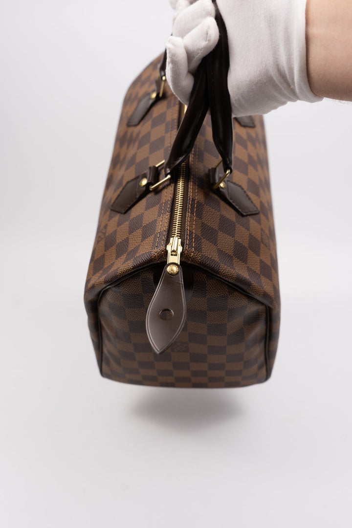 Louis Vuitton Damier Speedy 30 Brown EX9