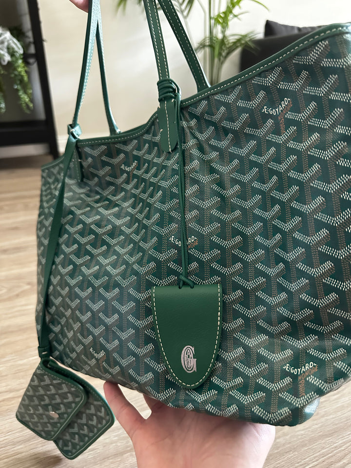 Goyard Saint Louis PM Tote Bag Green