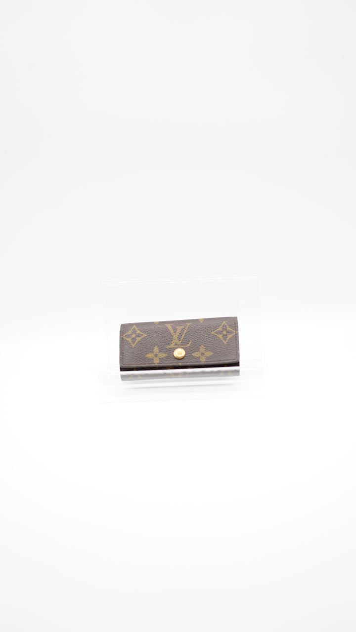 Louis Vuitton Monogram 4 Key Cles Holder w/Entrupy