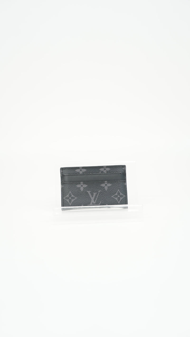 Louis Vuitton Monogram Eclipse Card Holder Black BM29