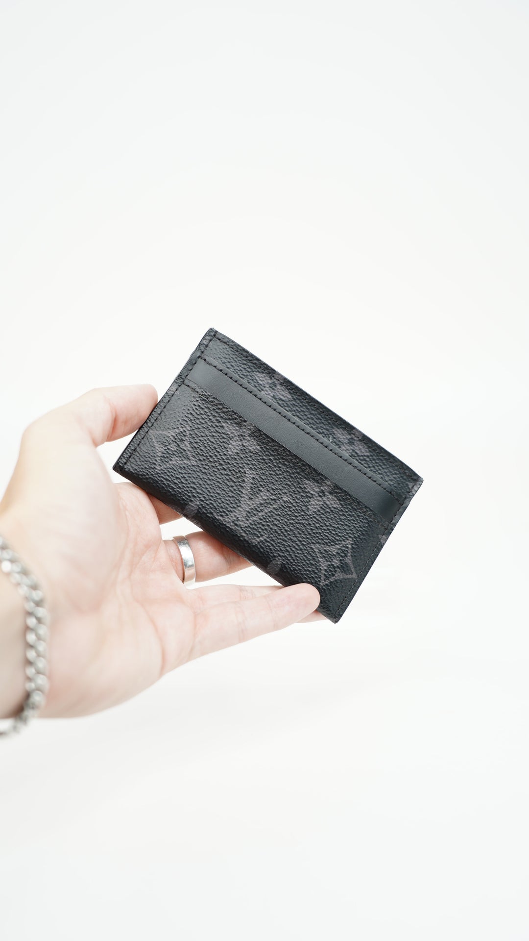Louis Vuitton Monogram Eclipse Card Holder Black BM29