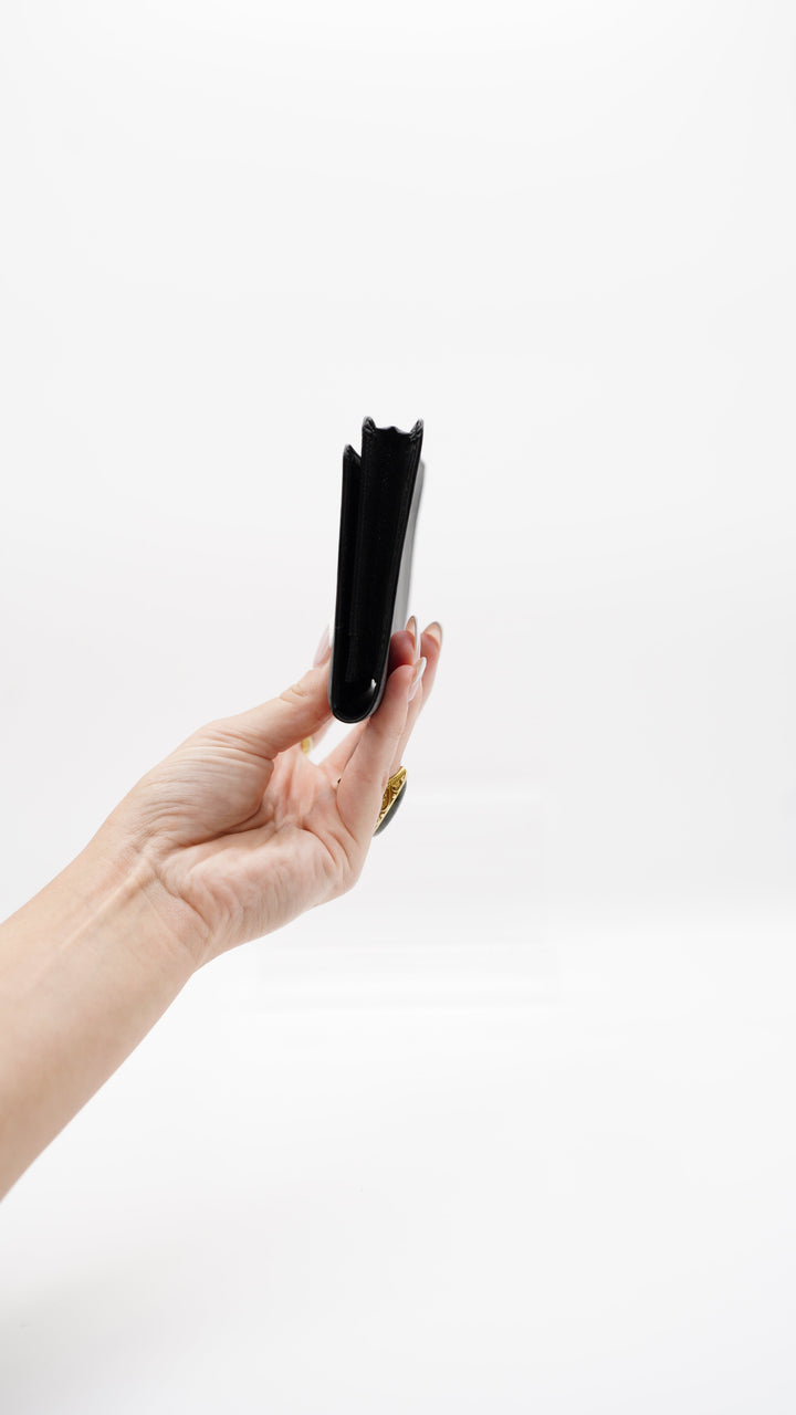 Louis Vuitton Epi Long Travel Bifold Wallet Black HI3