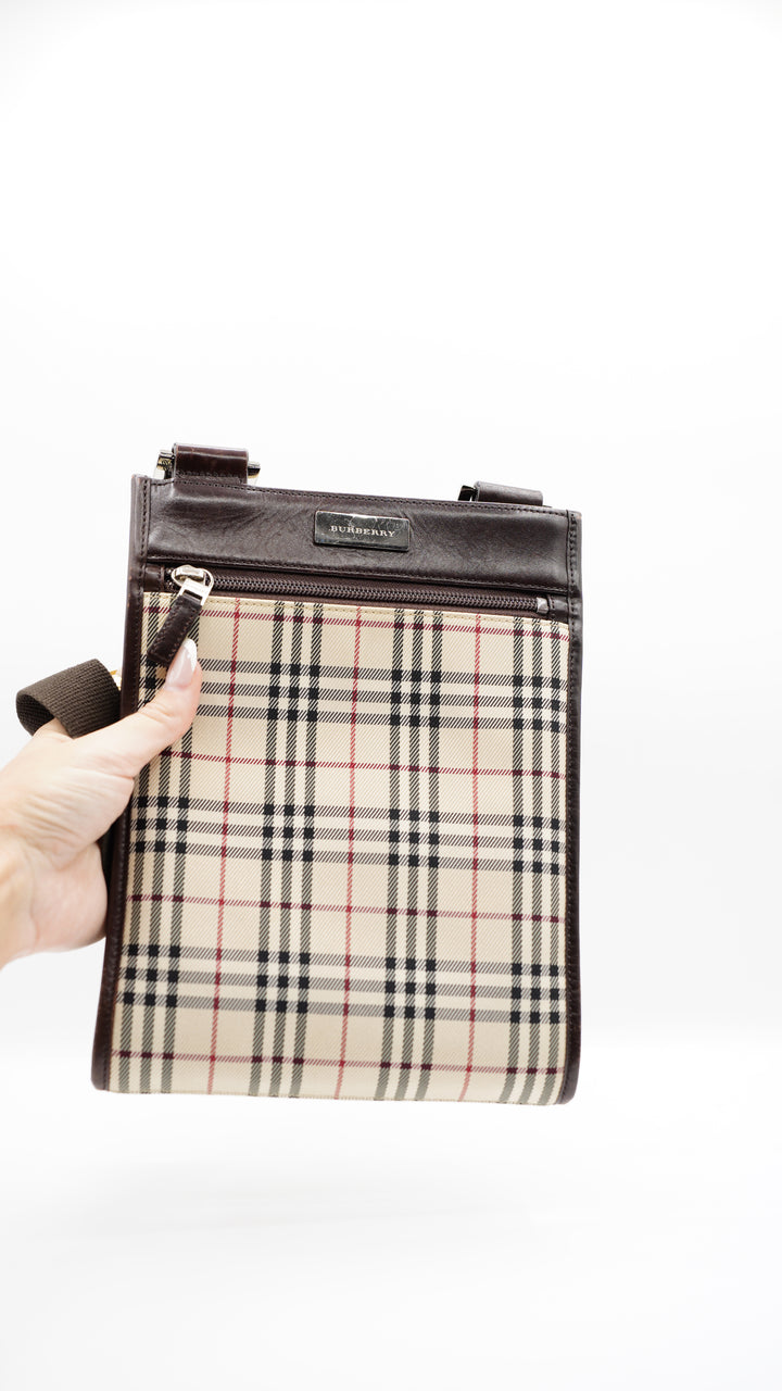 Burberry Nova Check Crossbody Bag Beige #103