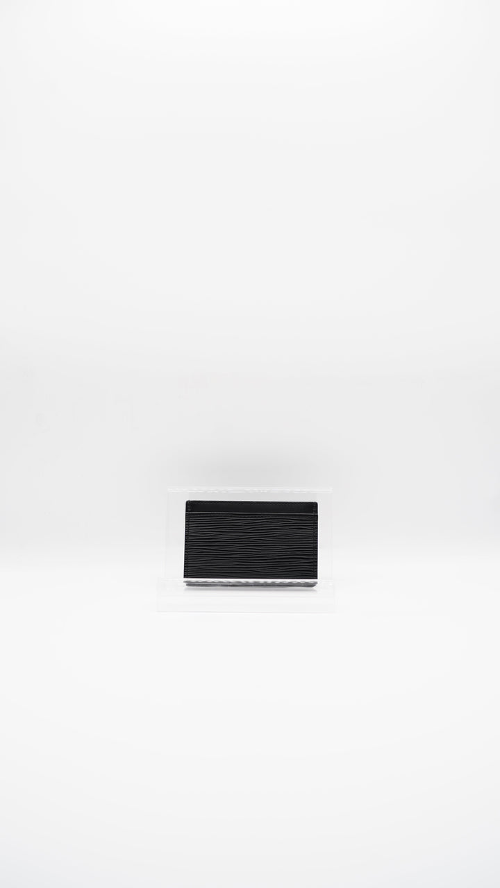 Louis Vuitton Epi Black Card Holder MK27