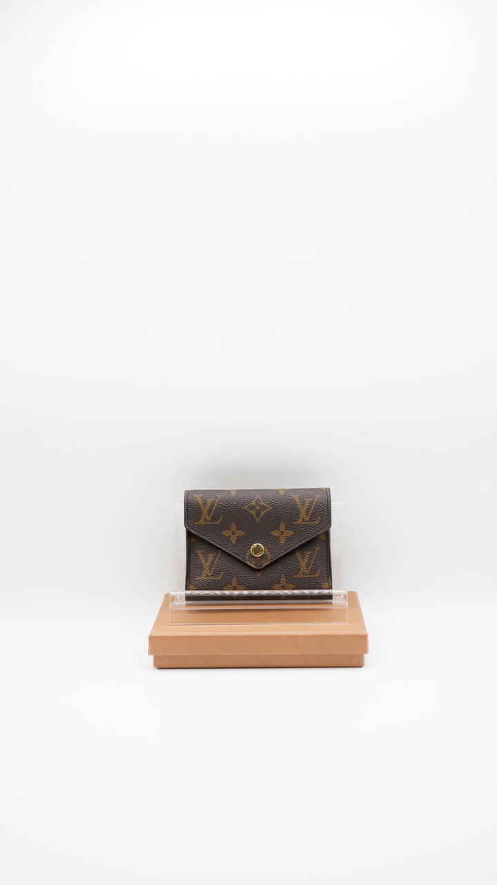 Louis Vuitton Monogram Victorine Compact Bifold Wallet w/Box #122