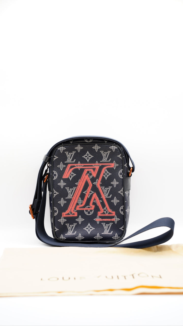 Louis Vuitton Monogram Kim Jones Upside Down Danube Crossbody Bag w/Dust Bag #129