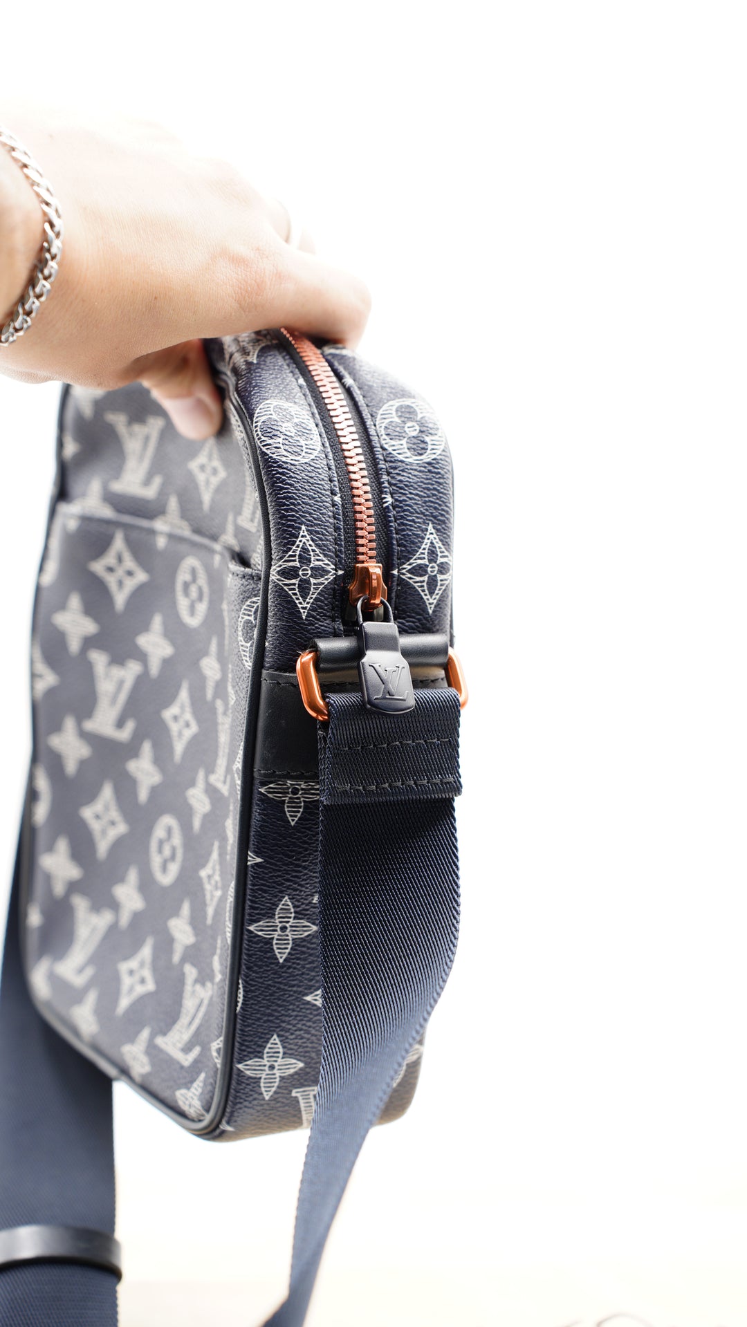 Louis Vuitton Monogram Kim Jones Upside Down Danube Crossbody Bag w/Dust Bag #129