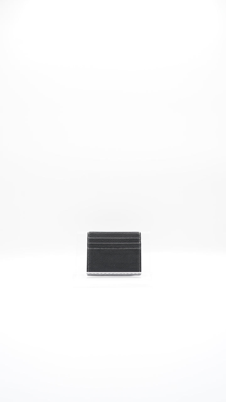 Dior Saddle Leather Card Holder Black SS25