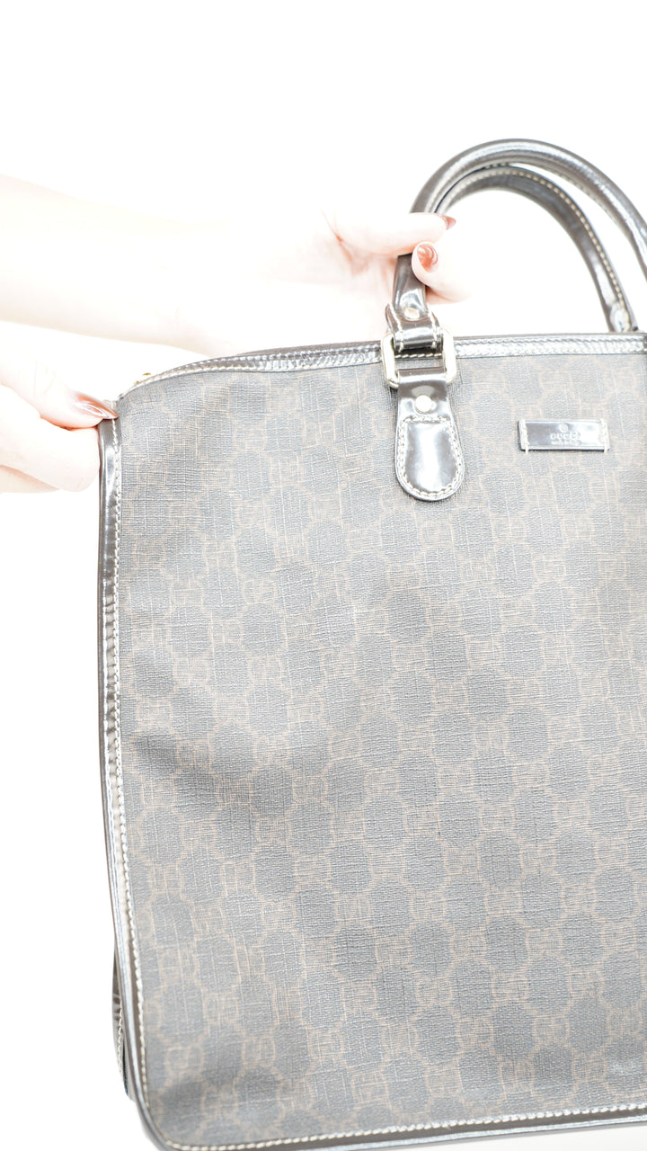 Gucci GG Supreme Business Bag Brown #244