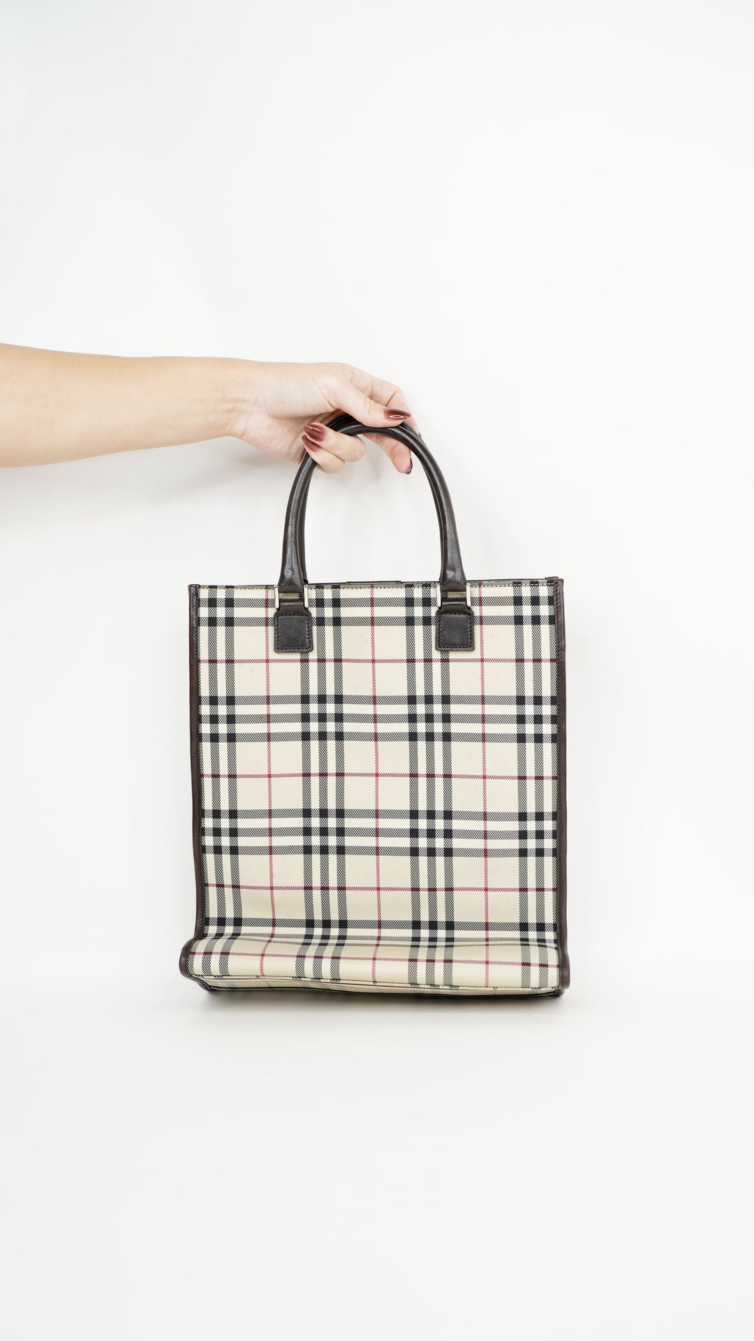 Burberry Nova Check Tote Bag Beige #314