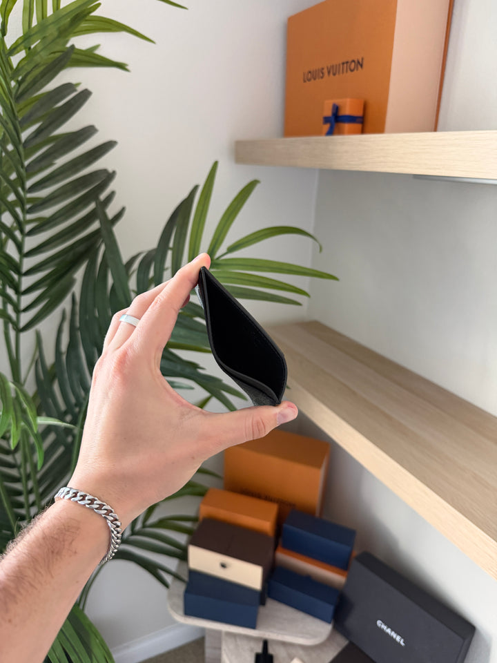 Louis Vuitton Damier Graphite Neo Porte Cartes Card Holder Black VTR1